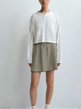 Cordera Pleated Mini Skirt